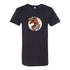 BELLA CANVAS MEN'S LONG BODY URBAN TEE 3006 Vintage Dinosaur Wearing Tie Cool Retro